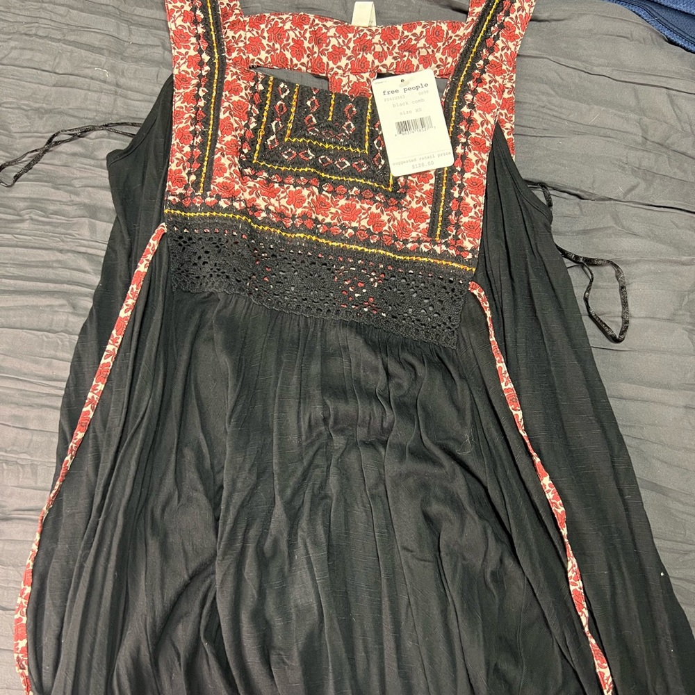 Free people mid dress open back